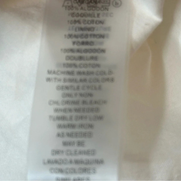 VINCE CAMUTO Belted Eyelet Dress in White. Sz: 16 - Picture 11 of 11